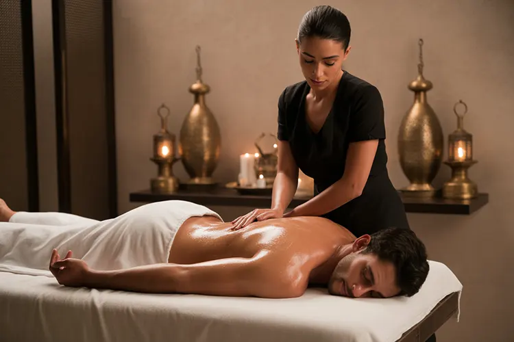 Argan Oil Massage Finish